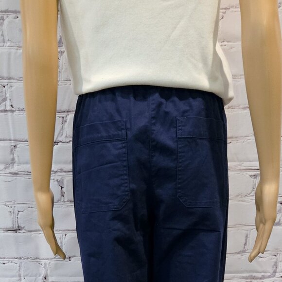 RW&Co, Cotton midrise jogger pants in medieval blue - Picture 10 of 12